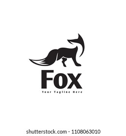 Fox Logo Line Vector Object Stock Vector (Royalty Free) 1293835618 ...