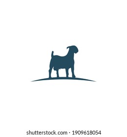diseño del logo de la cabra caminante