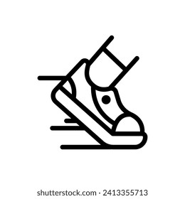 Laufsymbol- oder Logo-Design einzeln auf Zeichen, Vektorgrafik - Hochwertiges Vektorsymbol für Designer, Webentwickler, Anzeigen und Websites