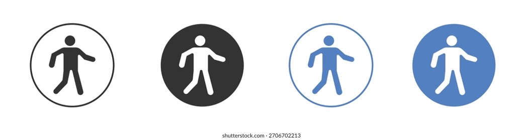 Walking icon pictogram for your web site design, logo