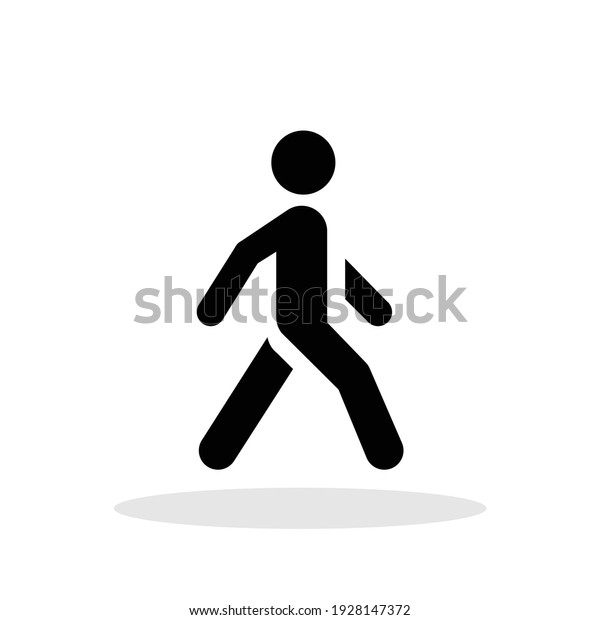 Walking icon in trendy flat style. Man Walking,\
Activity, Sport symbol for your web site design, logo, app, UI\
Vector EPS 10.