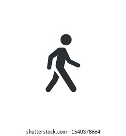 Walking man icon - Vector