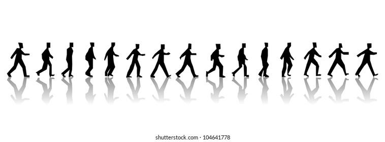 walking man sequence