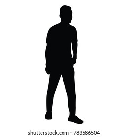 walking man silhouette illustration