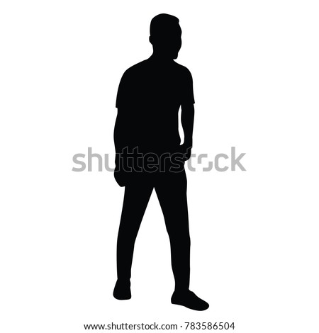 walking man silhouette illustration