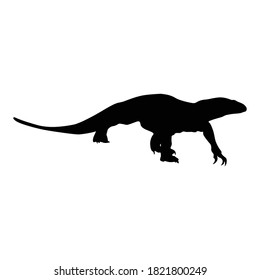 298 Monitor lizard silhouette Images, Stock Photos & Vectors | Shutterstock