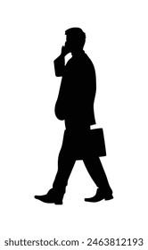 walking people silhouette. walking man silhouette. walking men isolated on white background. Vector illustration. men walking illustration. hand drawn.