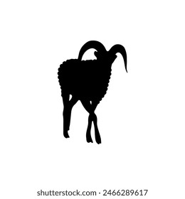 Walking Sheep Silhouette or vector file