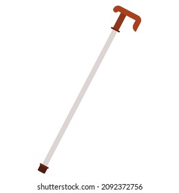 ilustración de vector de clílabas planas de bastón