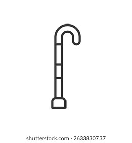 Walking Stick Icon Sign Symbol