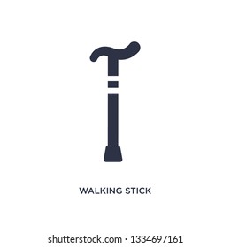 walking stick icon. Simple element illustration from medical concept. walking stick editable symbol design on white background. Can be use for web and mobile.