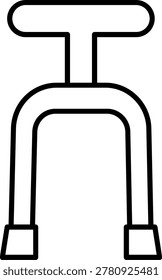Walking Stick Icon Vector Element line icon design vector icons
