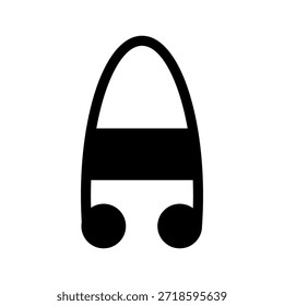 Walking Stick Icon Vector Symbol Design Illustration