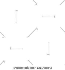 Walking stick pattern seamless vector repeat geometric for any web design