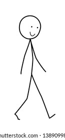 1,795 Stickman walking Images, Stock Photos & Vectors | Shutterstock