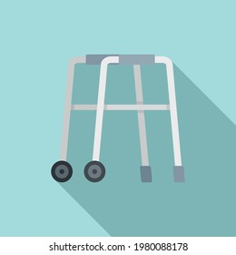 Walking support icon. Flat illustration of Walking support vector icon for web design