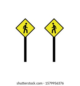 Walking vector icon. The person icon is running
