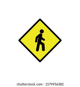 Walking vector icon. The person icon is running
