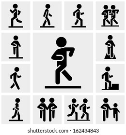 Walking Icon Vector Art, Icons, and Graphics for Free Download