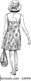 walking woman