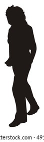 Walking woman