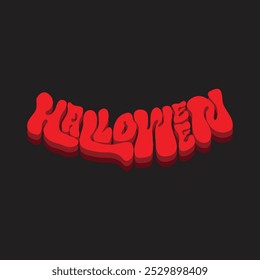 Walking zombie silhouette vector image.halloween background