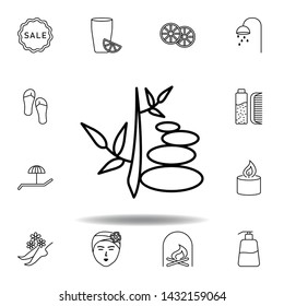 walkway plant outline icon. Detailed set of spa and relax illustrations icon. Can be used for web, logo, mobile app, UI, UX