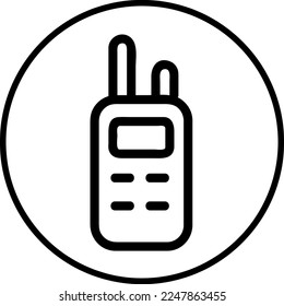 icono de walky, vector de stock, logotipo aislado en fondo blanco..eps
