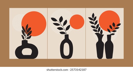 Wall art abstract for decoration and collection, printable and easy to edit