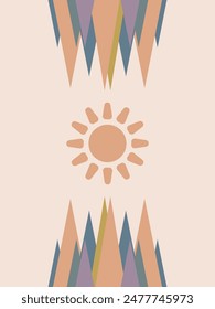 wall art design vintage vector