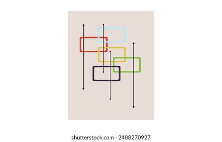 Ilustración vectorial sin costura del arte de la pared para el uso.