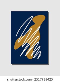 Wandkunst Form und Liniendesign