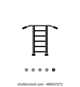 Wall bars simple icon