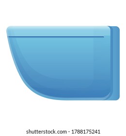 Wall bidet icon. Cartoon of wall bidet vector icon for web design isolated on white background