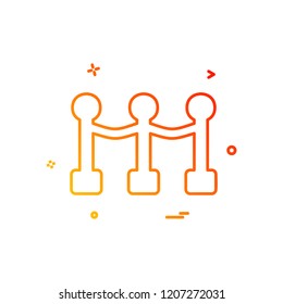 wall Boundary icon design vector