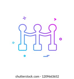 wall Boundary icon design vector