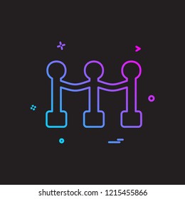 wall Boundary icon design vector
