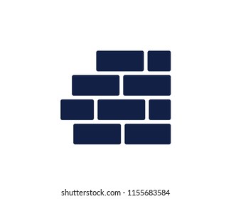 wall brick glyph icon , designed for web and app