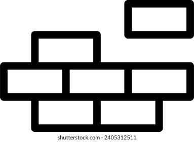 vector de diseño de icono de ladrillo de pared