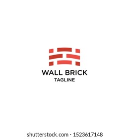 Wall Brick Logo Icon Design Template Vector