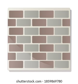 mosaico de pared de ladrillo pavimento sin costuras ilustración vectorial