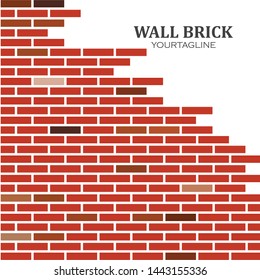 wall brick vector illustration background design