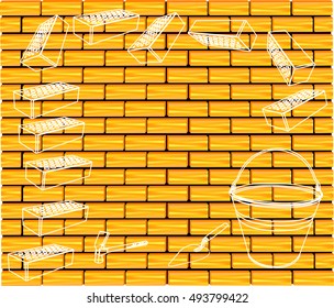 wall of bricks