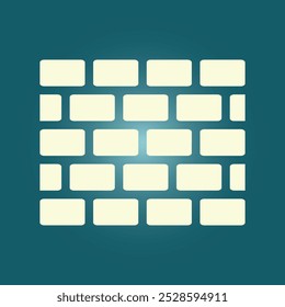 Ladrillos de pared obras de arte de moda impresionante Ilustración vectorial abstracta colorido diseño útil.eps