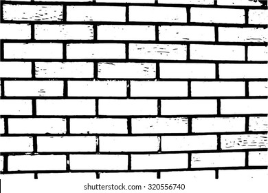 Wall Of Bricks Vector Texture