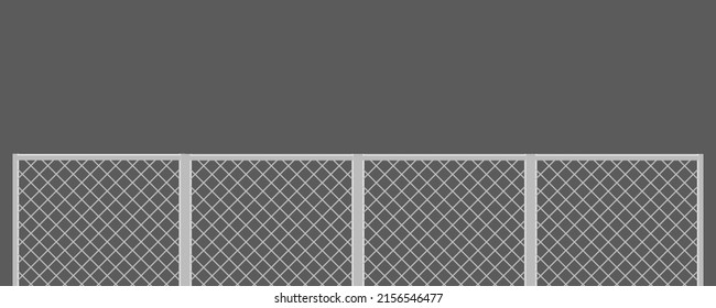 Wall cage flat design isolated on gray background