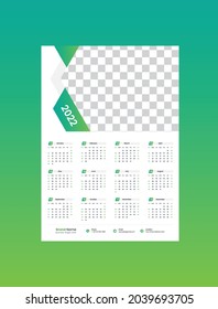 Wall Calendar 2022 or 1 Page wall calendar