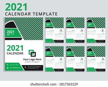 Wall calendar Design new year