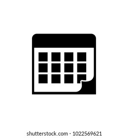 Wall calendar icon. Element of calendar for mobile concept and web apps. Icon for website design and development, app development. Premium icon on white background