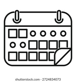Wall calendar with the page turning, symbolizing the passage of time and the start of a new month